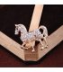 SB363 - Diamond Horse Brooch